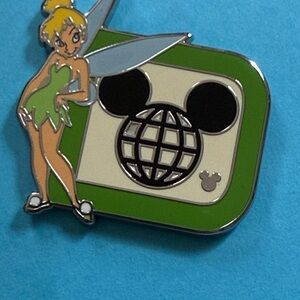 Disney Tinker Bell Enamel Pin - Green, Cream & Black